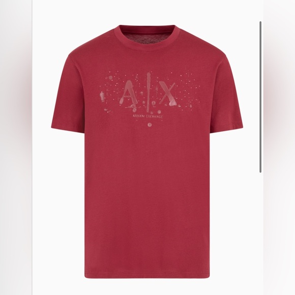 NWT Armani Exchange Mens Heavy Cotton T-Shirt Eco Friendly Graphic Streetwear Lg - Picture 8 of 11